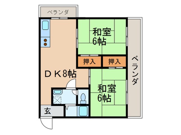 コープＫＩＺＡＫＩの物件間取画像